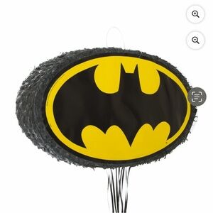 Batman Logo Pinata in Black and Yellow